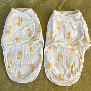 0-3 month swaddle 2 pack Aden & Anais